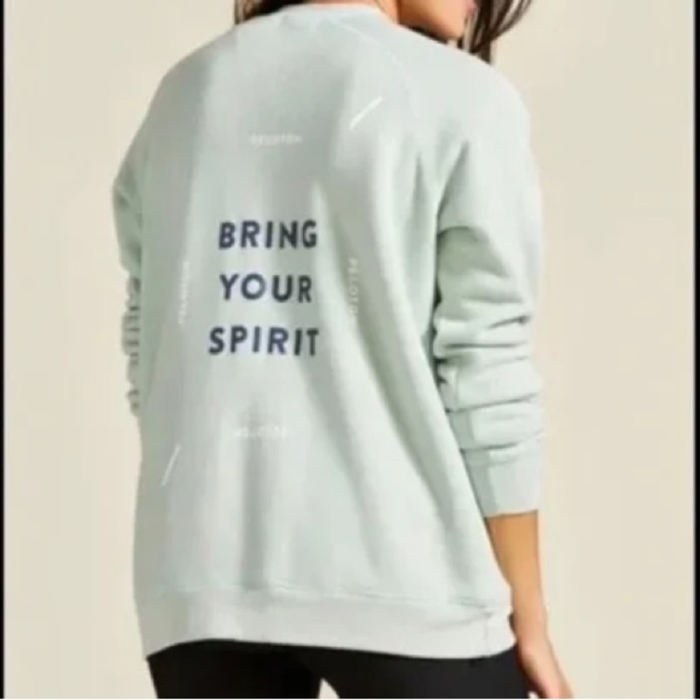 Peloton Mint Green Crewneck Sweatshirt